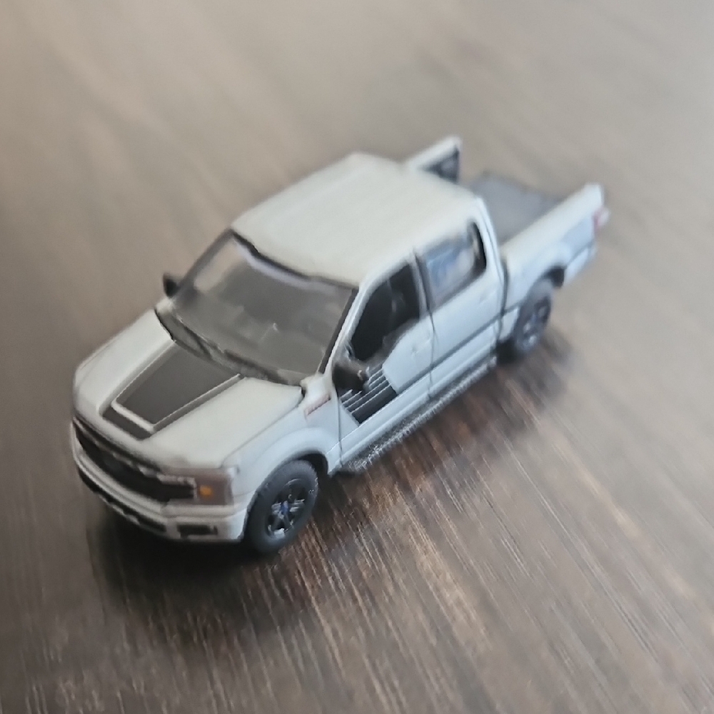 Die-Cast Toy Truck - Gray and Black